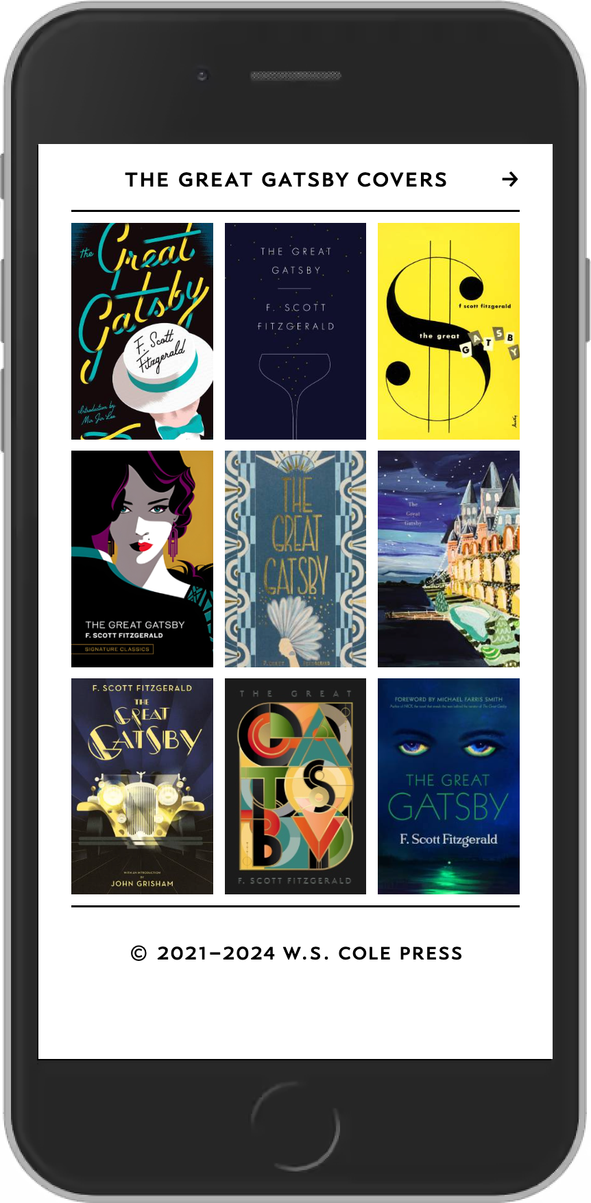 Great Gatsby Covers Cover
